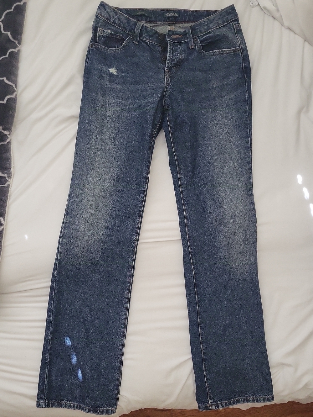 Wild fable Women's Dark Blue Low Rise Boot Cut Jeans